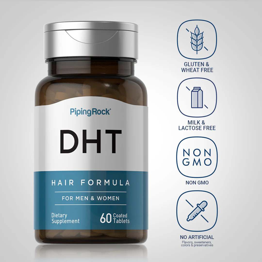 DHT for Men & Women, 60 Coated Tablets, 2  Bottles - Image 5
