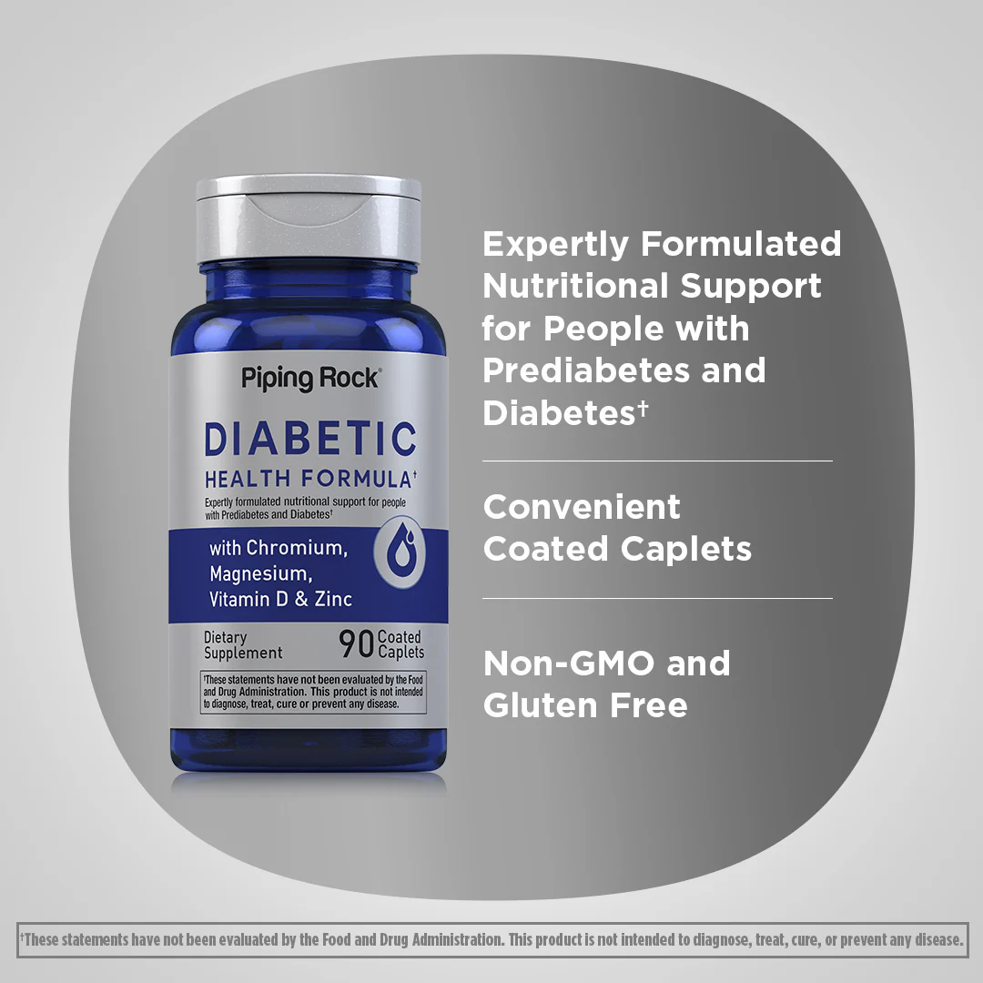 Diabetic Formula, 90 Coated Caplets - Image 3
