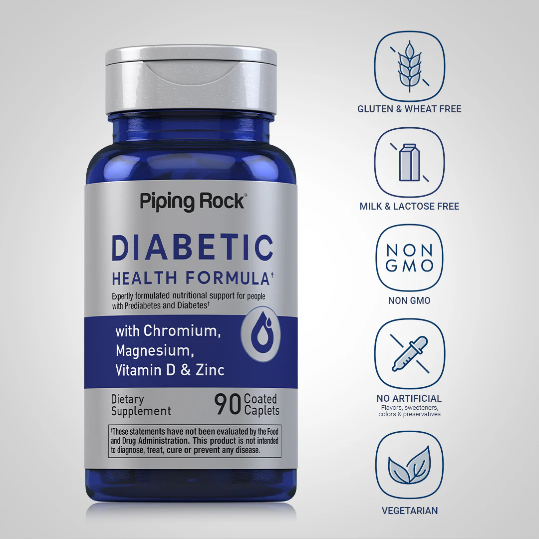 Diabetic Formula, 90 Coated Caplets - Image 4