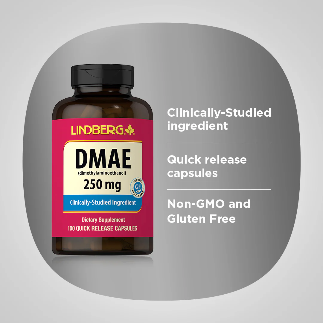 DMAE (Dimethylaminoethanol), 250 mg, 100 Quick Release Capsules - Image 4