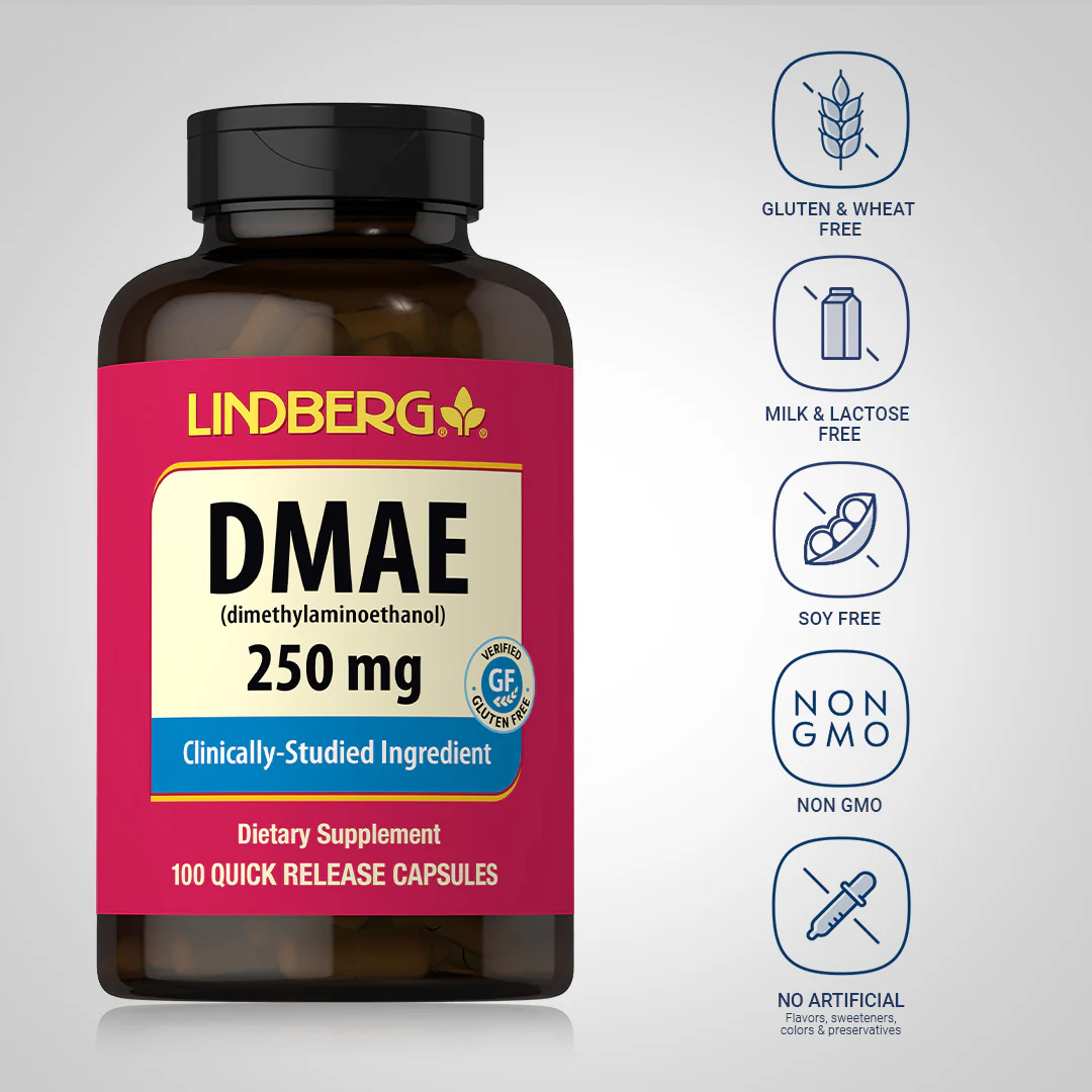 DMAE (Dimethylaminoethanol), 250 mg, 100 Quick Release Capsules - Image 5