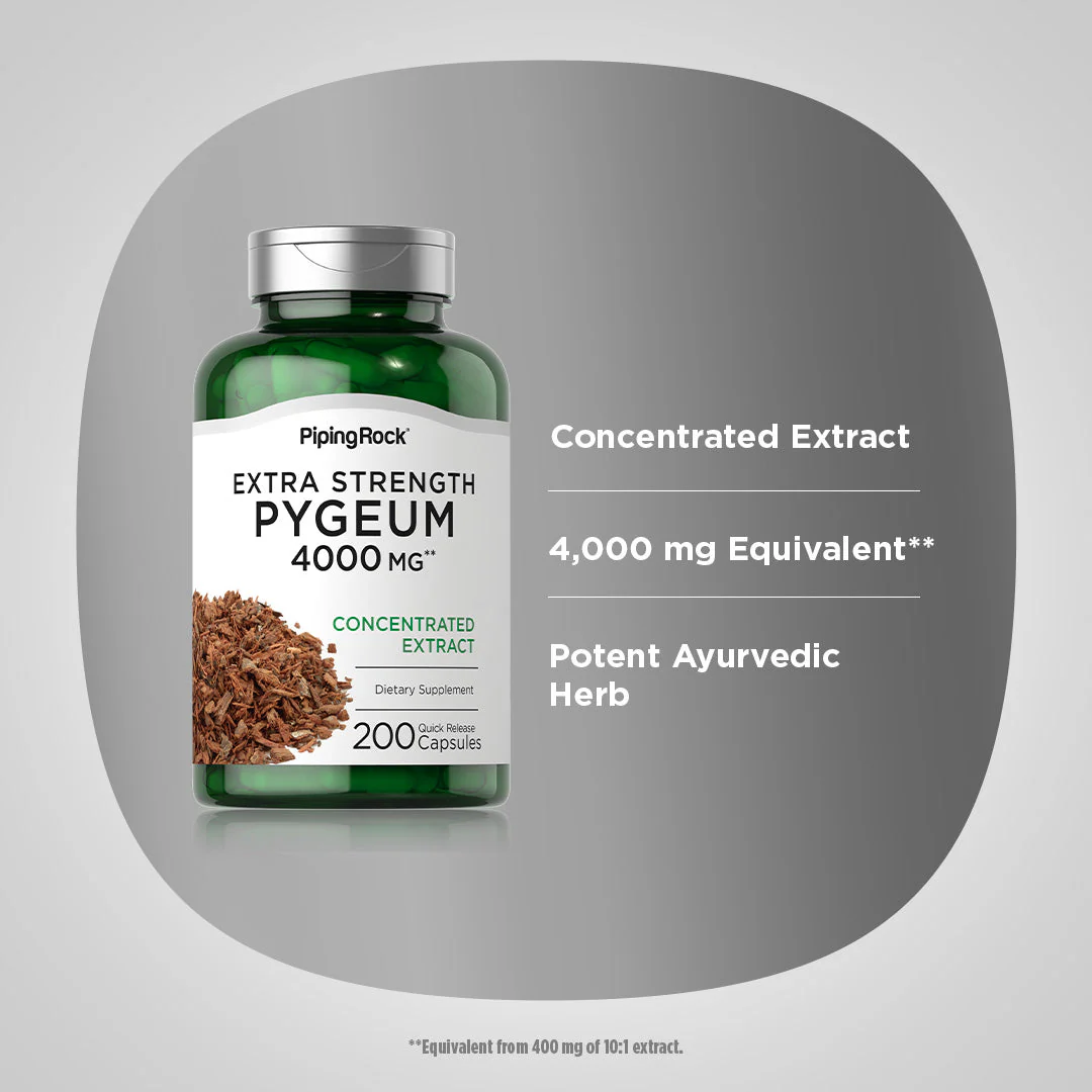 Extra Strength Pygeum, 4000 mg, 200 Quick Release Capsules, 2  Bottles - Image 3