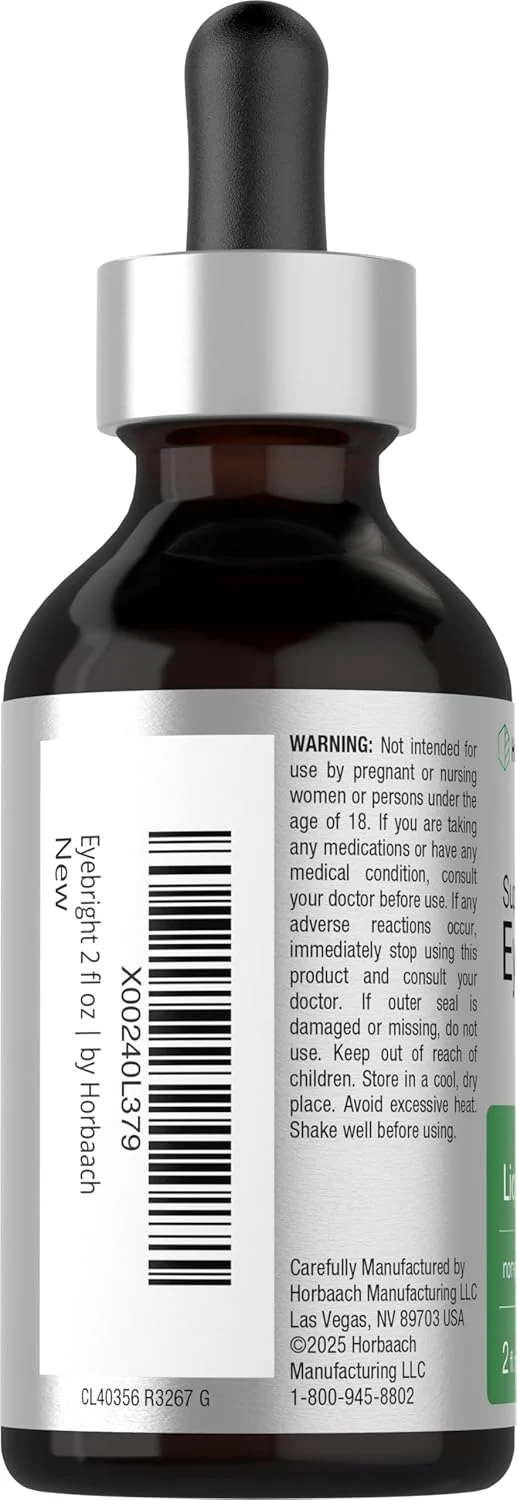 Eyebright Liquid Extract Alcohol Free, 2 fl oz (59 mL) Dropper Bottles - Image 5