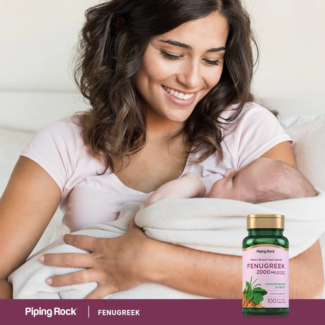 Fenugreek, 2000 mg (per serving), 100 Quick Release Capsules, 2  Bottles - Image 7