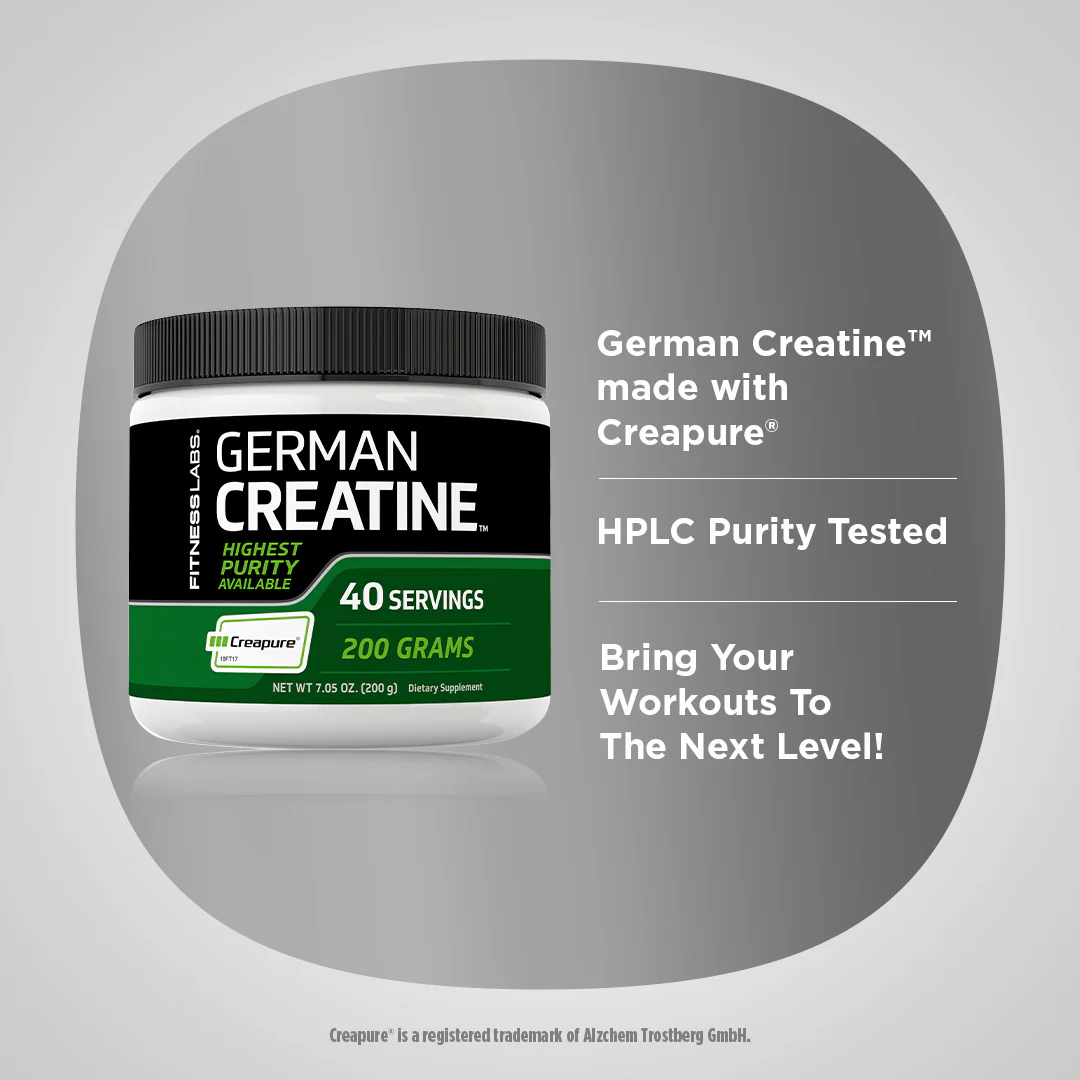 German Creatine Monohydrate (Creapure), 1000 mg, 300 Capsules, 2  Bottles - Image 3