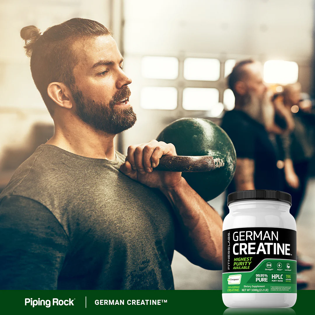 German Creatine Monohydrate (Creapure), 5000 mg (per serving), 2.2 lb (1000 g) Bottle - Image 6