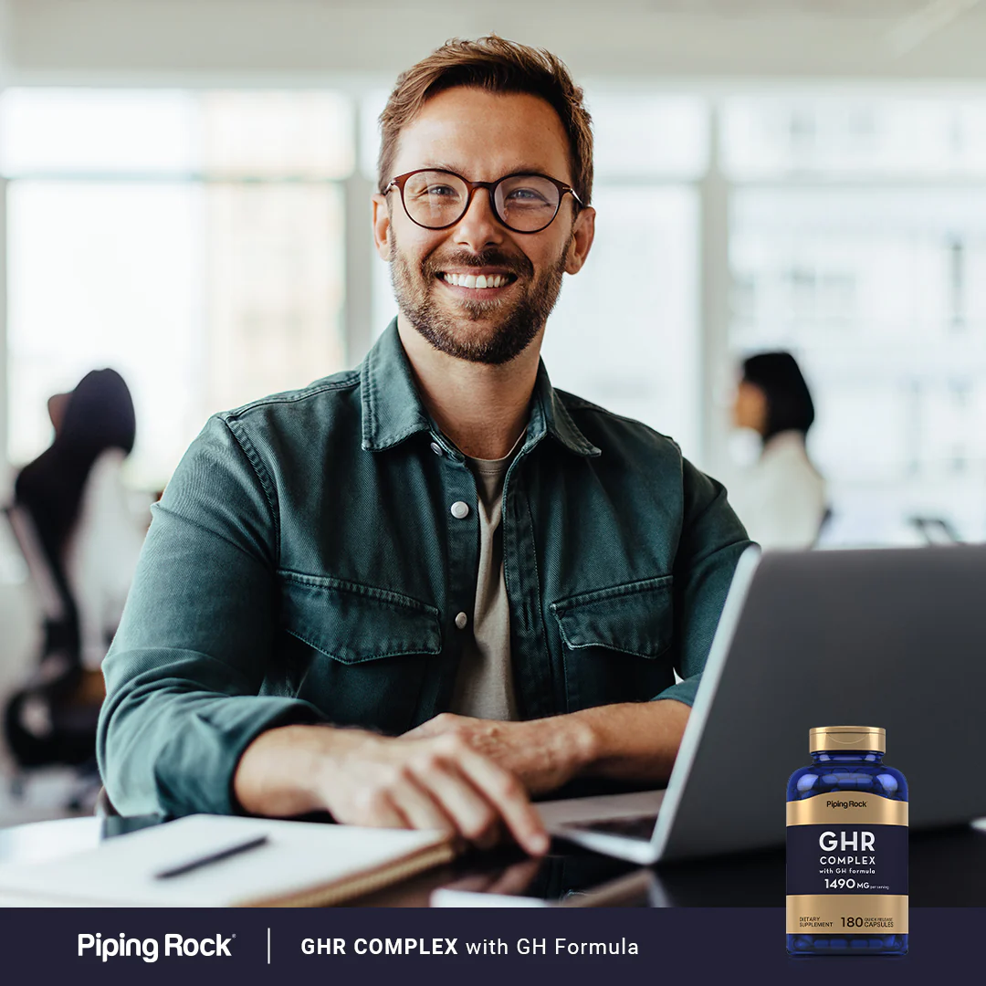 GHR Complex, 1490 mg (per serving), 180 Quick Release Capsules, 2  Bottles - Image 7