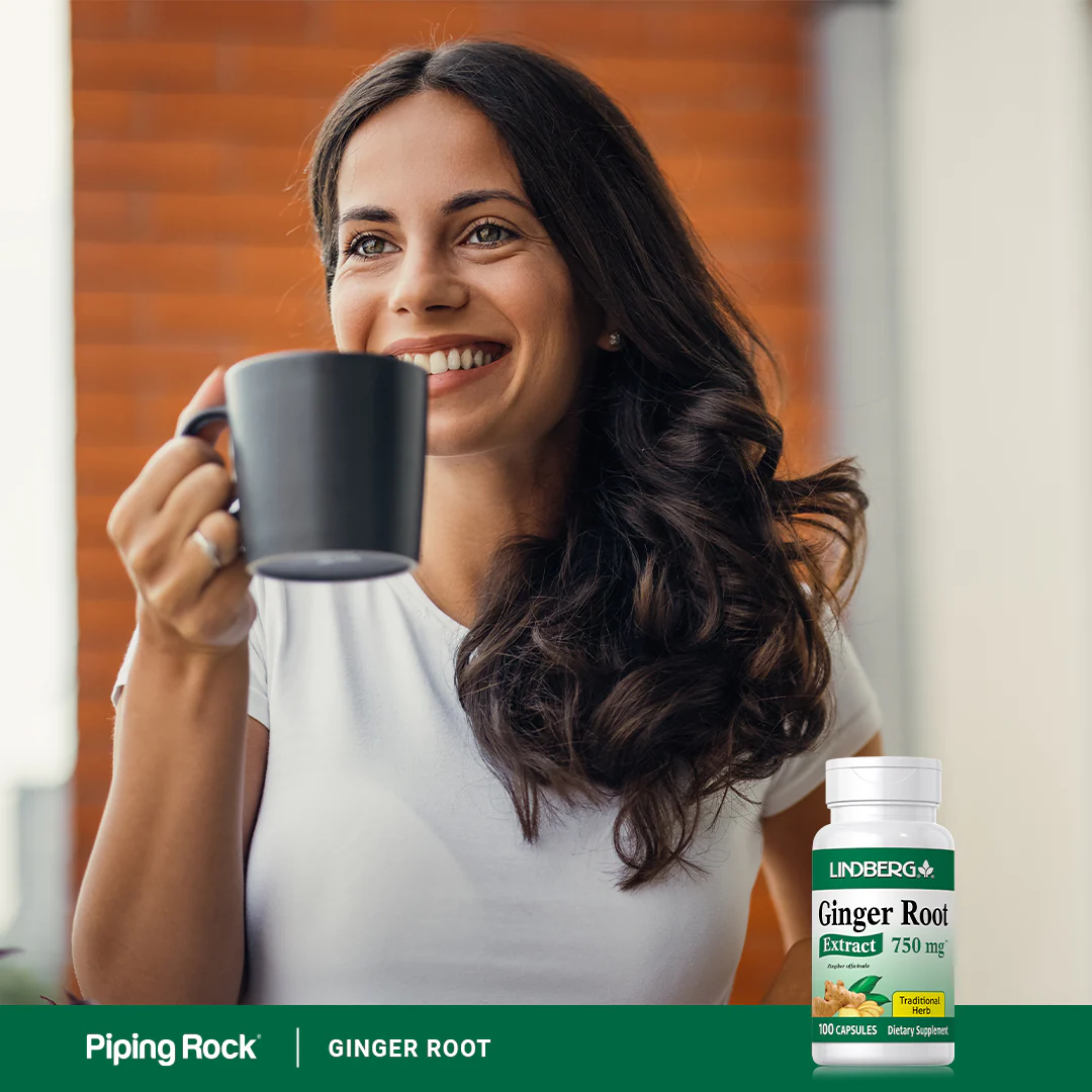 Ginger Root Extract, 750 mg, 100 Capsules - Image 14