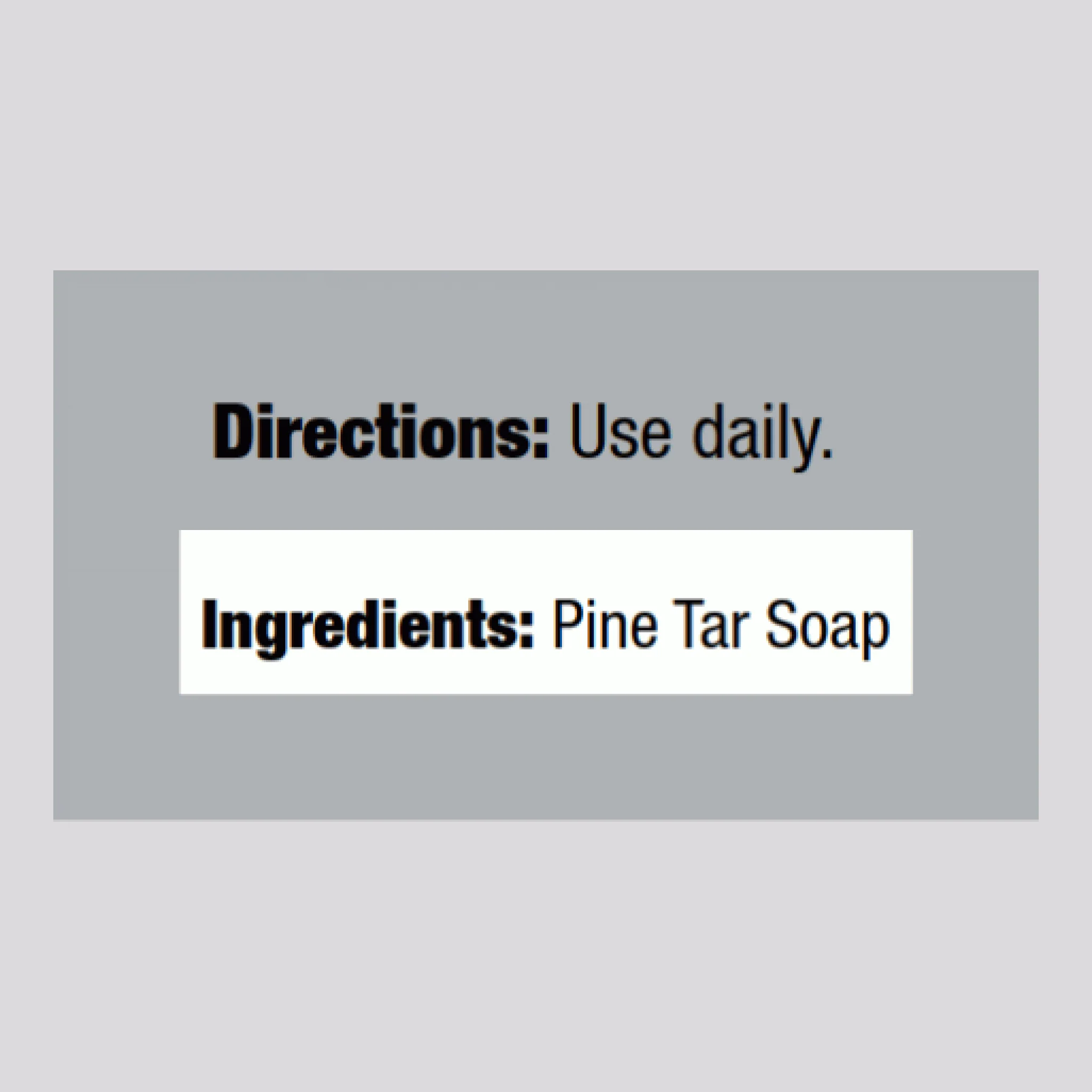 Grandpa's Pine Tar Bar Soap, 3.25 oz (92 g) Bars - Image 2