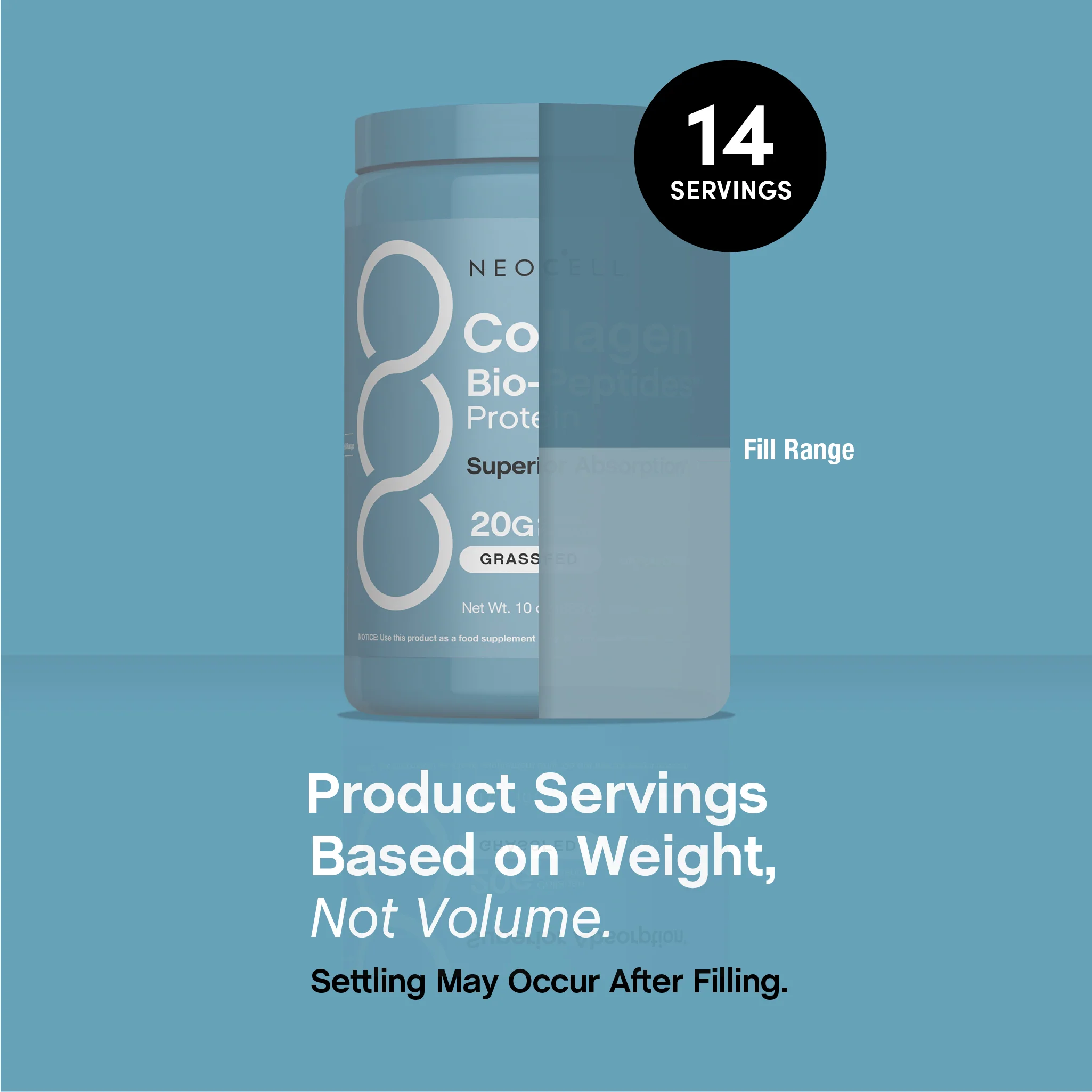 Grassfed Collagen Bio-Peptides, 10 oz (283 g) Powder - Image 9