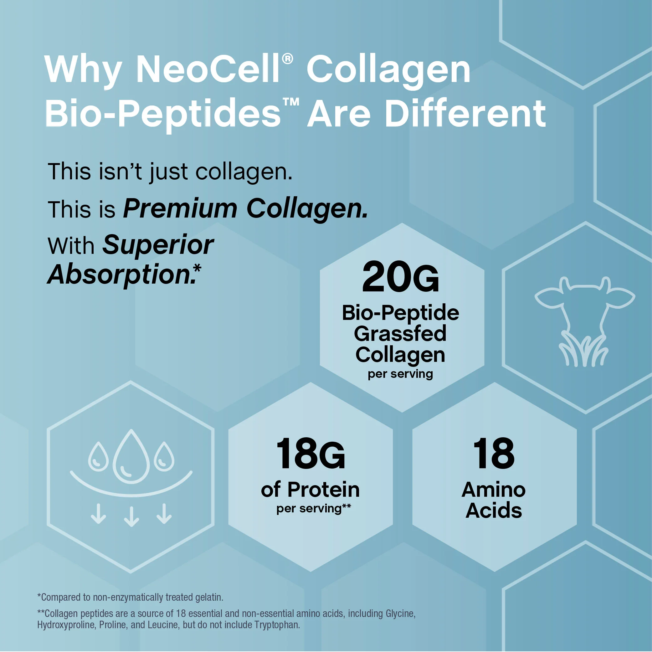Grassfed Collagen Bio-Peptides, 20 oz (567 g) Powder - Image 5
