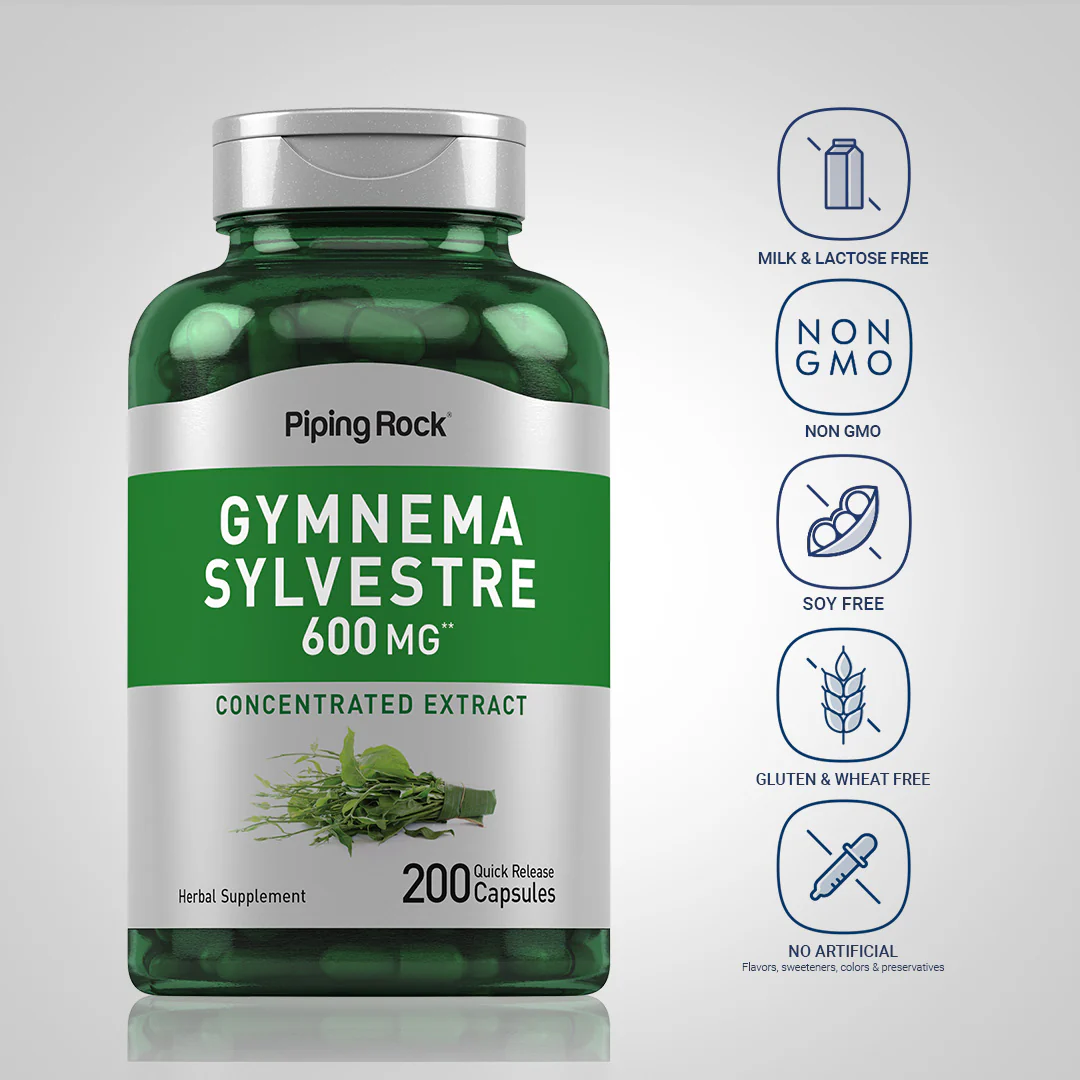 Gymnema Sylvestre, 600 mg, 200 Quick Release Capsules - Image 6