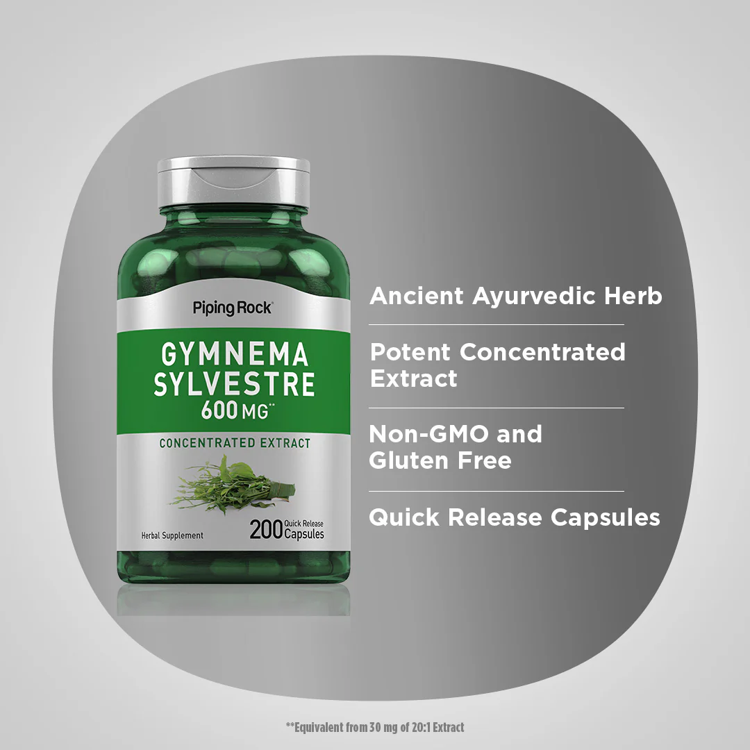 Gymnema Sylvestre, 600 mg, 200 Quick Release Capsules, 2  Bottles - Image 5