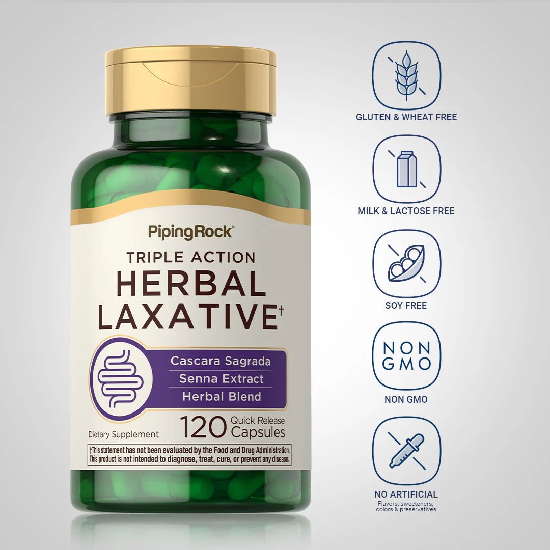Herbal Laxative, 120 Quick Release Capsules - Image 5