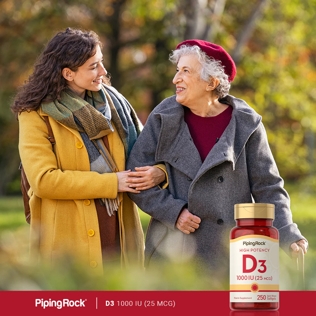 High Potency Vitamin D3, 1000 IU, 250 Quick Release Softgels, 2  Bottles - Image 7
