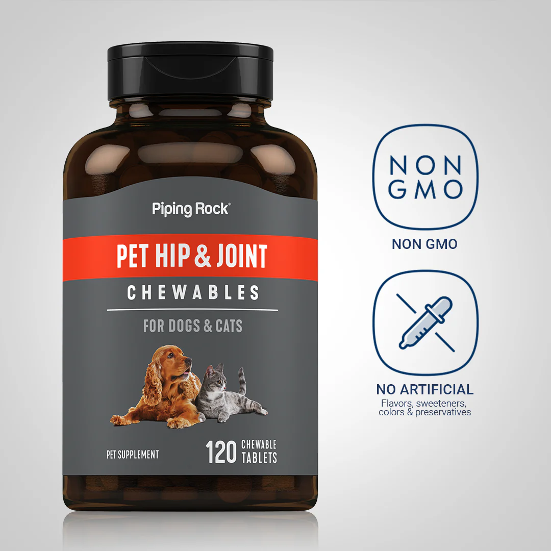 Hip & Joint for Dogs & Cats, 120 Chewable Tablets - Image 5