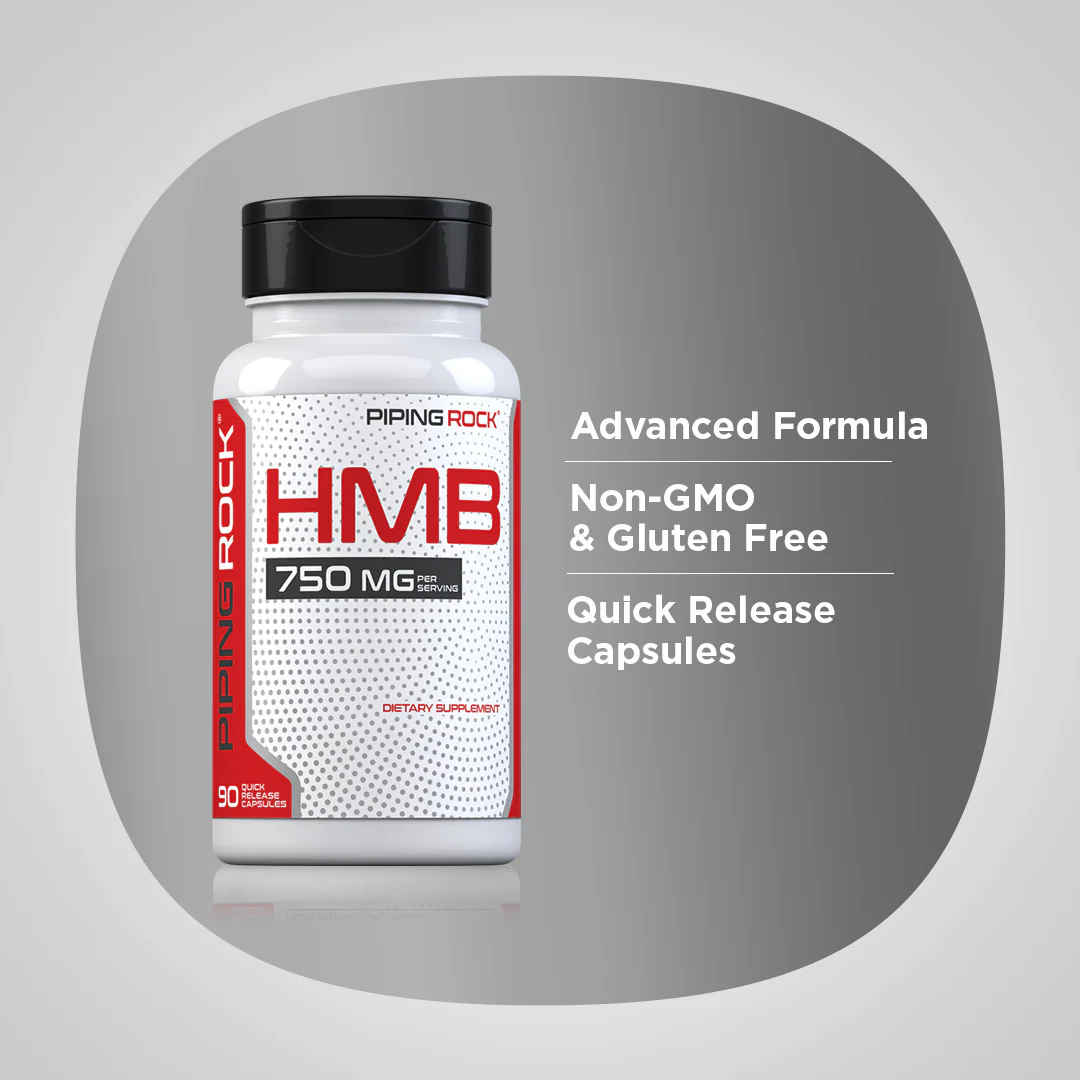 HMB, 750 mg (per serving), 90 Quick Release Capsules - Image 4