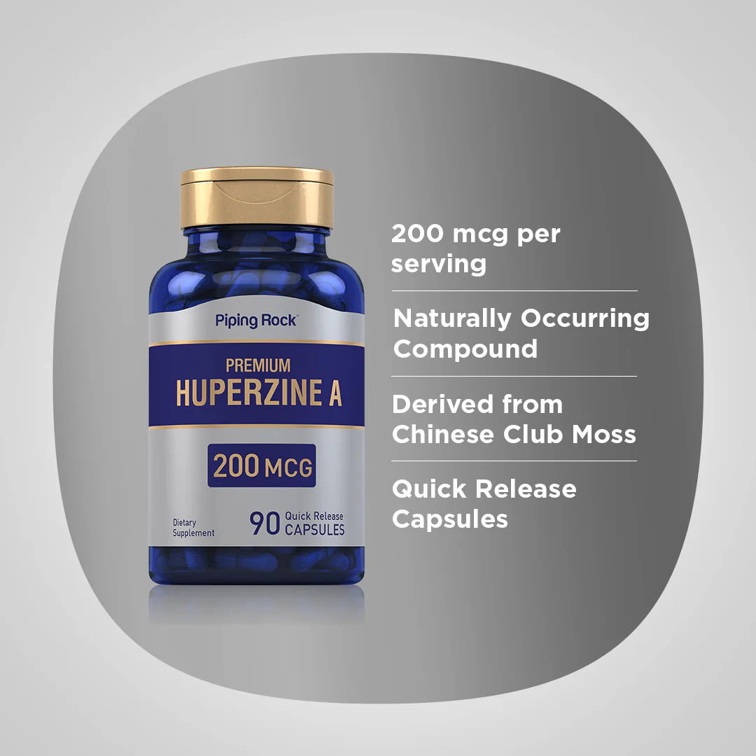 Huperzine A, 200 mcg, 90 Quick Release Capsules, 2  Bottles - Image 4