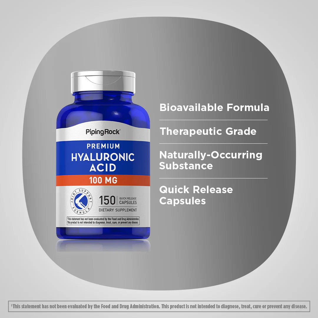 Hyaluronic Acid, 100 mg, 150 Quick Release Capsules, 2  Bottles - Image 4