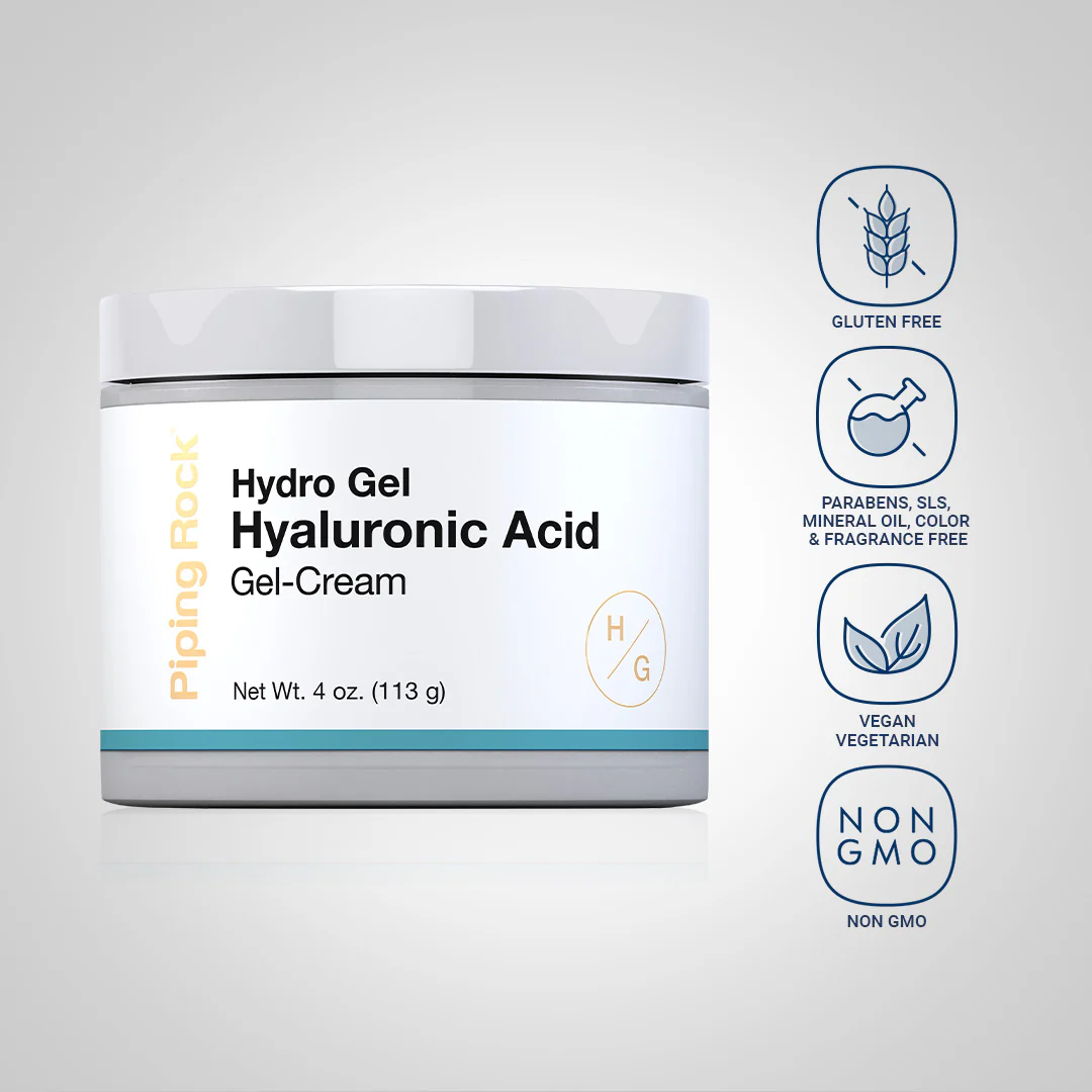 Hyaluronic Acid Gel Cream, 4 oz (113 g) Jar, 2  Jars - Image 4