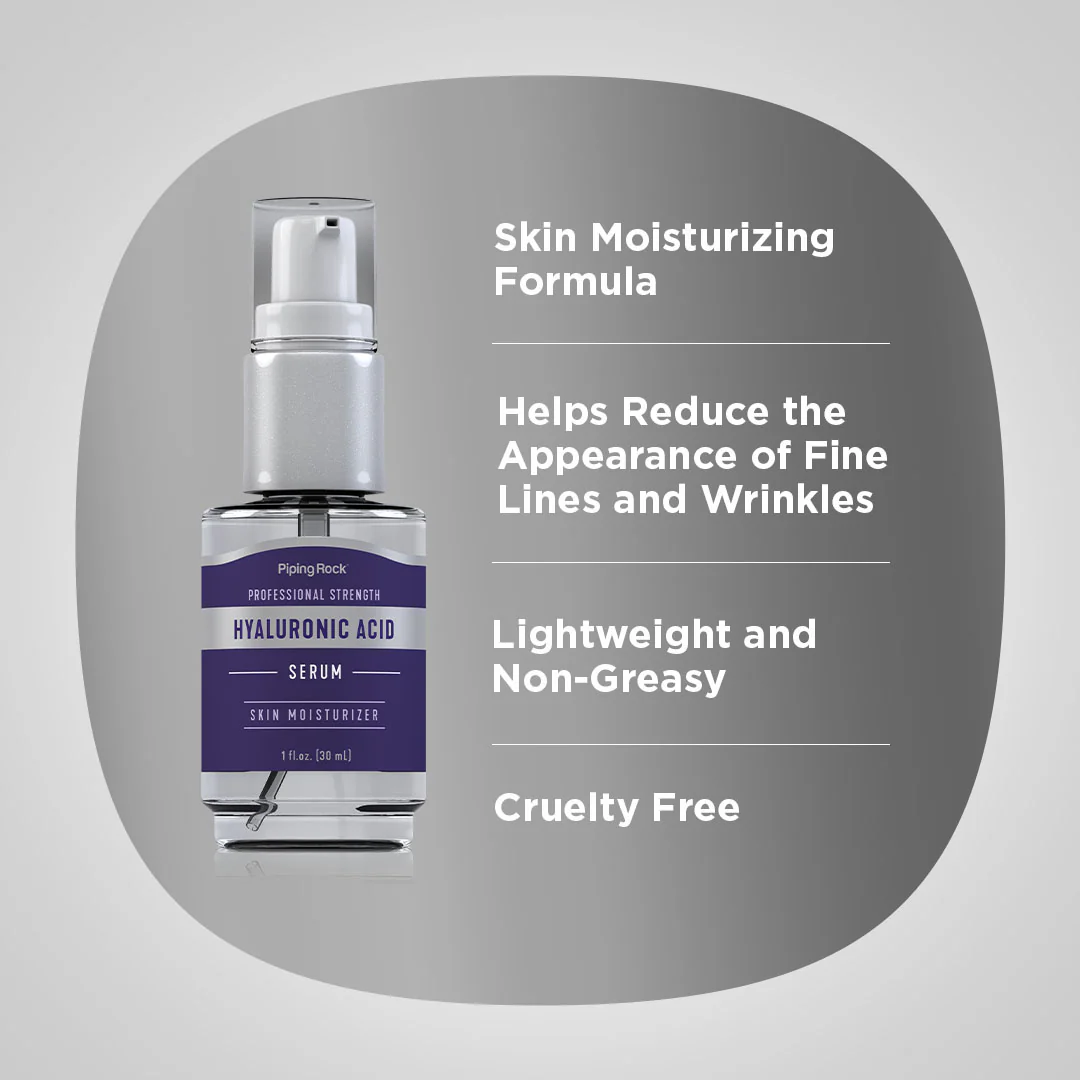 Hyaluronic Acid Serum, 1 fl oz (30 mL) Pump Bottle, 3  Pump Bottles - Image 3