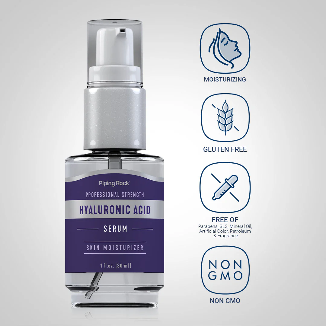 Hyaluronic Acid Serum, 1 fl oz (30 mL) Pump Bottle, 3  Pump Bottles - Image 4