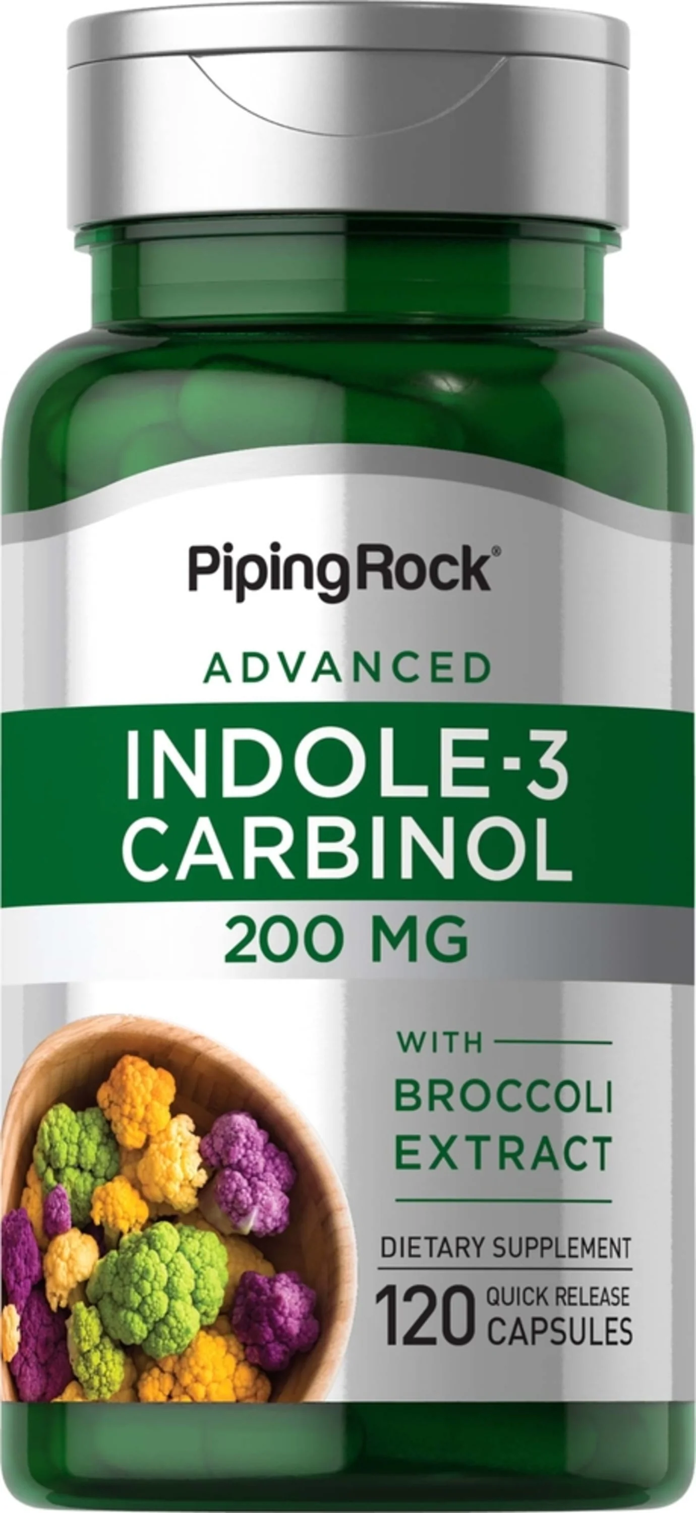 Indole-3-Carbinol with Resveratrol, 200 mg, 120 Vegan Capsules - Image 8