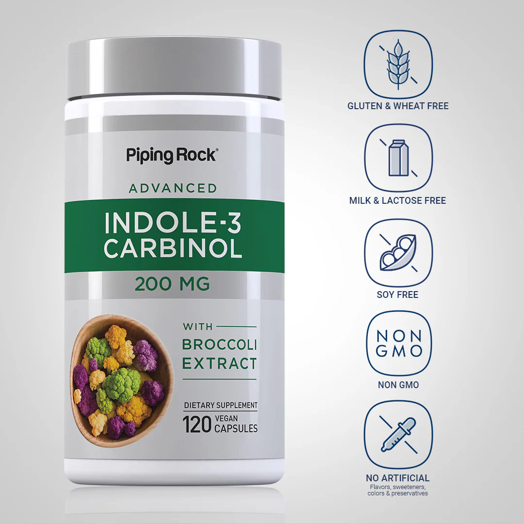 Indole-3-Carbinol with Resveratrol, 200 mg, 120 Vegan Capsules, 2  Bottles - Image 5