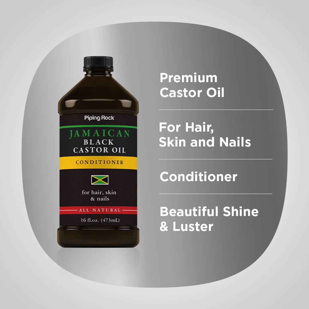 Jamaican Black Castor Oil, 16 fl oz (473 mL) Bottle, 2  Bottles - Image 3