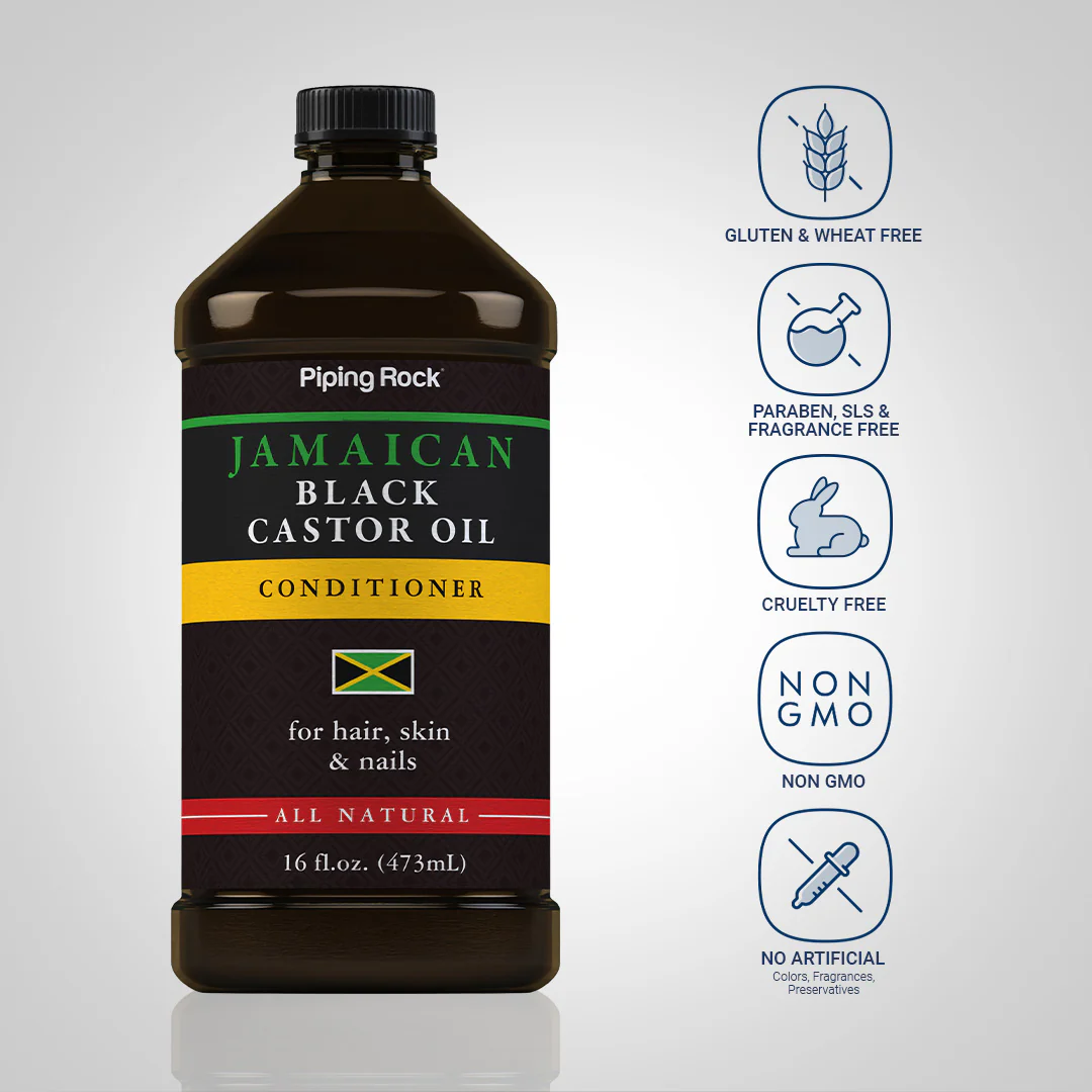 Jamaican Black Castor Oil, 16 fl oz (473 mL) Bottle, 2  Bottles - Image 4