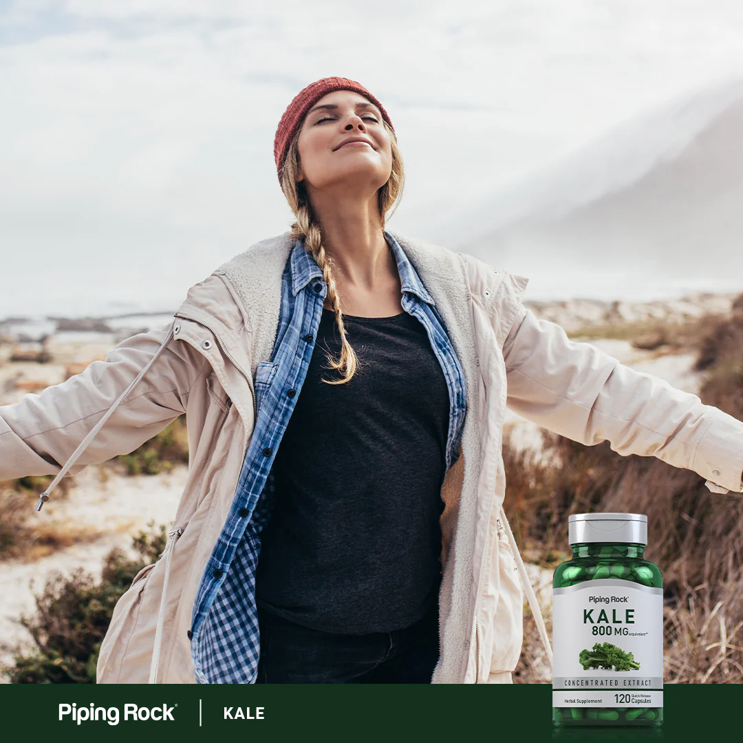 Kale, 800 mg, 120 Quick Release Capsules - Image 7