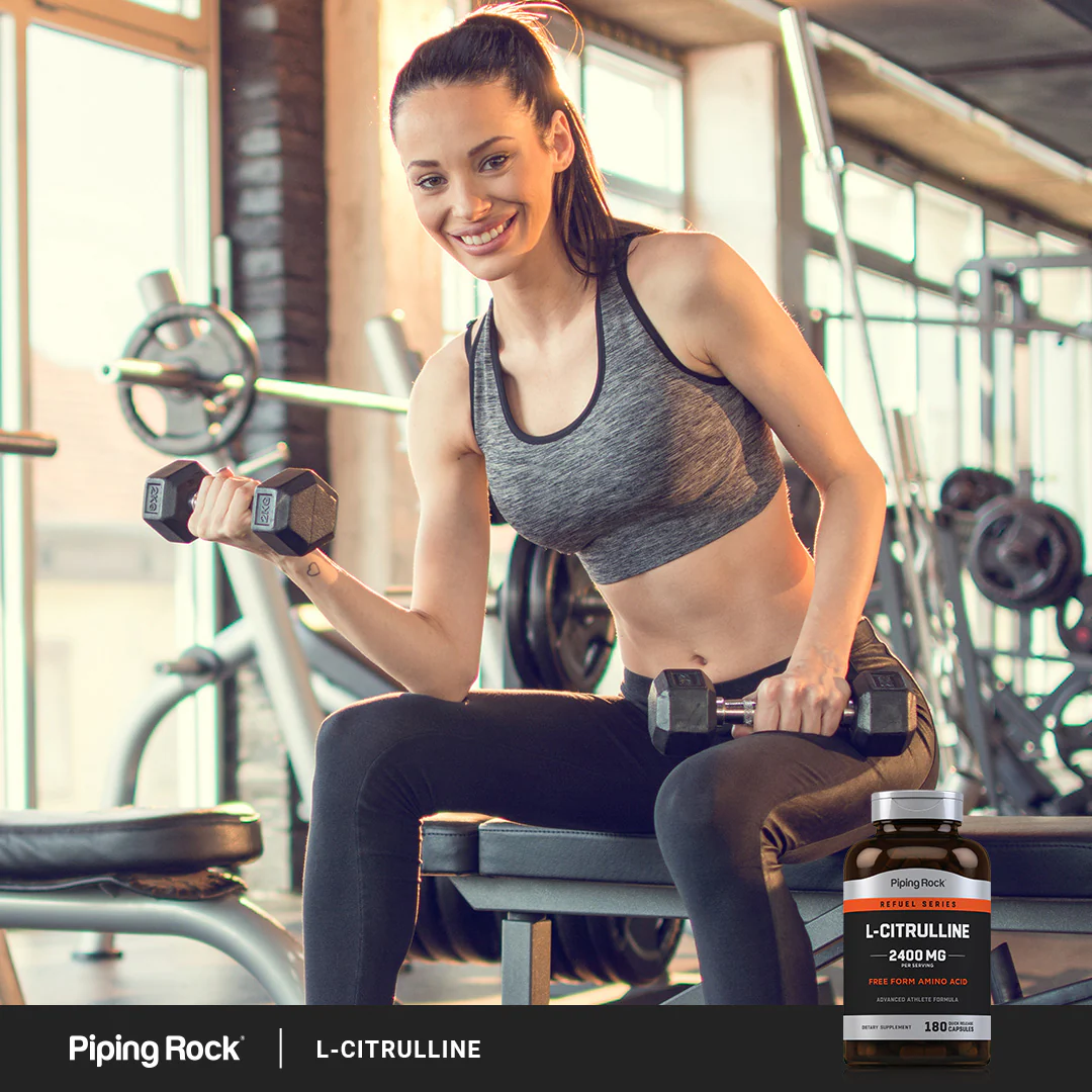 L-Citrulline, 2400 mg (per serving), 180 Quick Release Capsules - Image 7