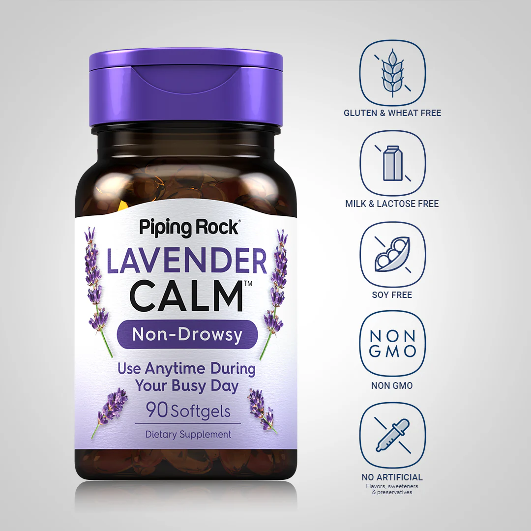 Lavender Calm, 90 Softgels - Image 4