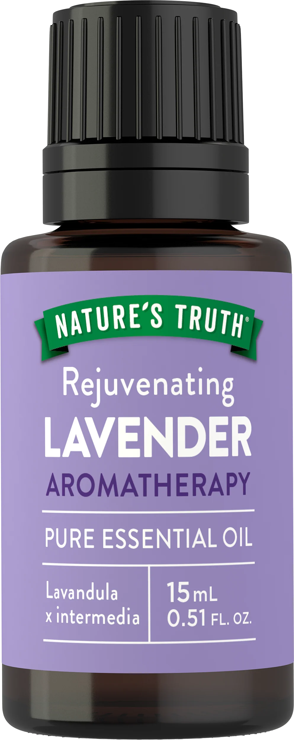 Lavender Pure Essential Oil, 1/2 fl oz (15 mL) Dropper Bottle - Image 3