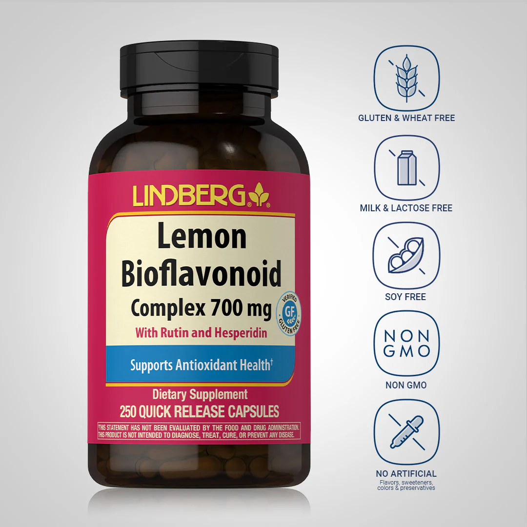Lemon Bioflavonoid Complex, 700 mg, 250 Quick Release Capsules - Image 5