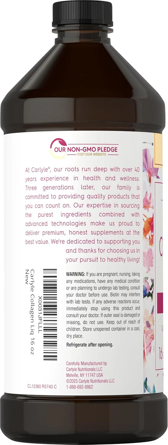 Liquid Collagen, 16 fl oz (473 mL) Bottle - Image 3