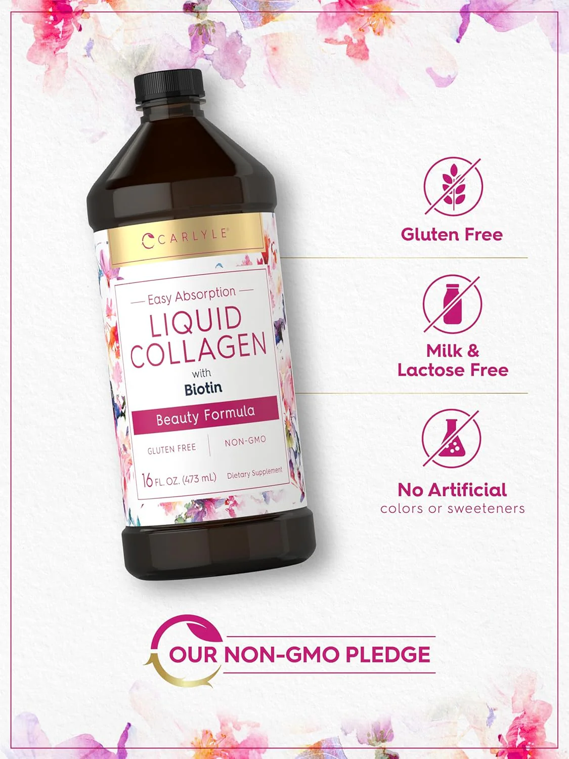 Liquid Collagen, 16 fl oz (473 mL) Bottle - Image 5