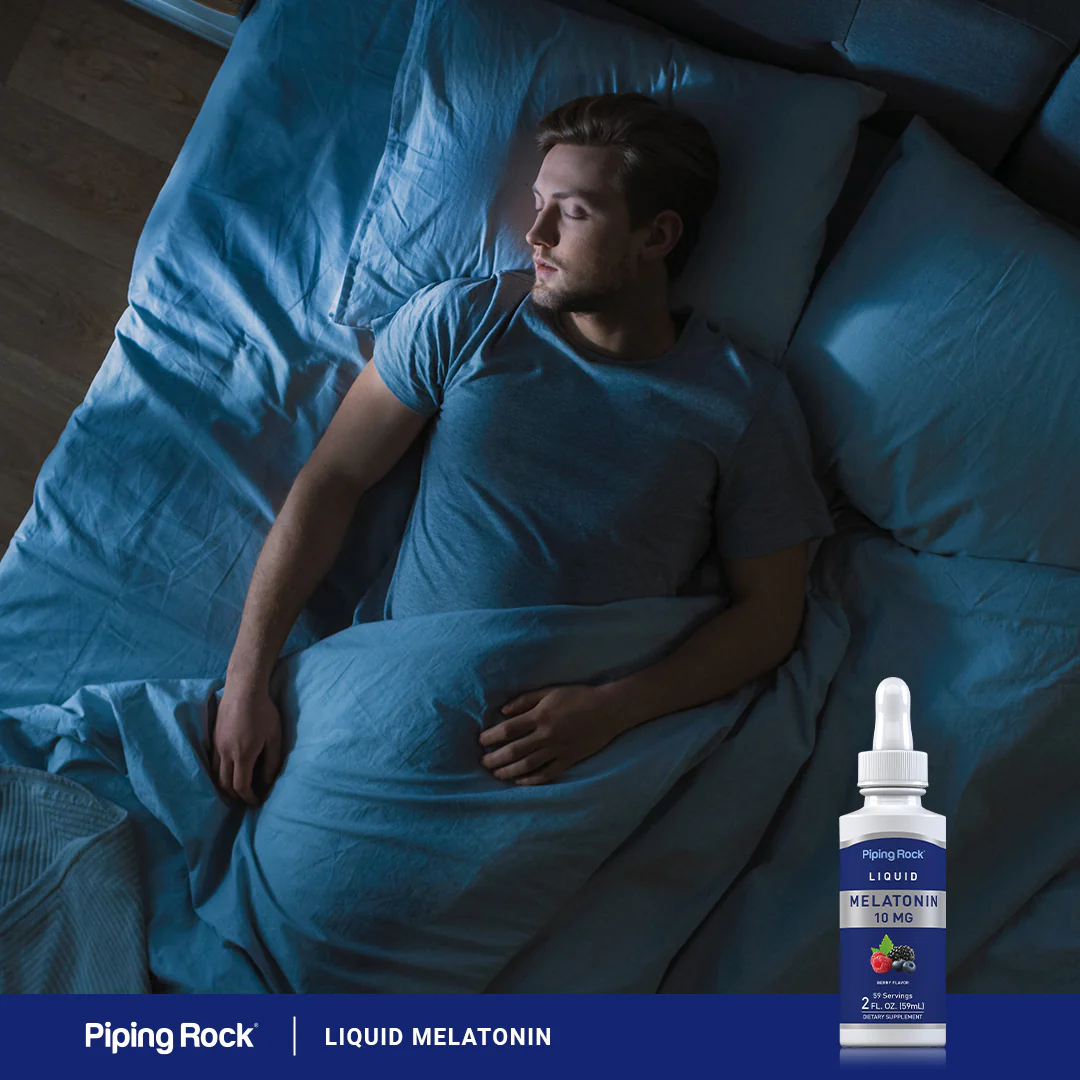Liquid Melatonin 10 mg (Delicious Berry), 2 fl oz (59 mL) Dropper Bottle, 2  Dropper Bottles - Image 6