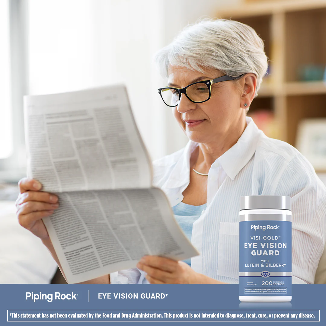 Lutein Bilberry Eye Vision Guard + Zeaxanthin, 200 Quick Release Softgels, 2  Bottles - Image 6
