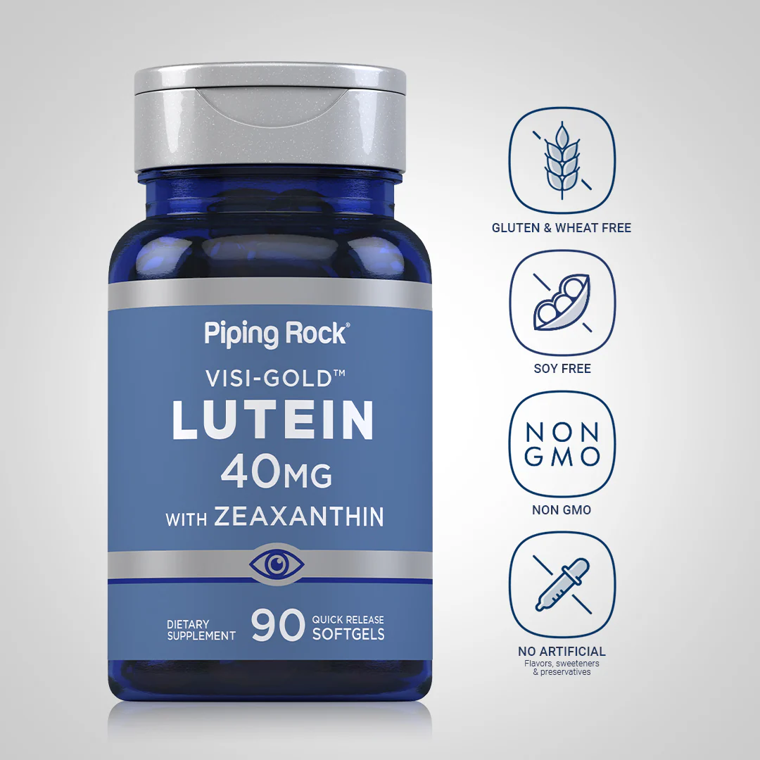 Lutein + Zeaxanthin, 40 mg, 90 Quick Release Softgels - Image 4