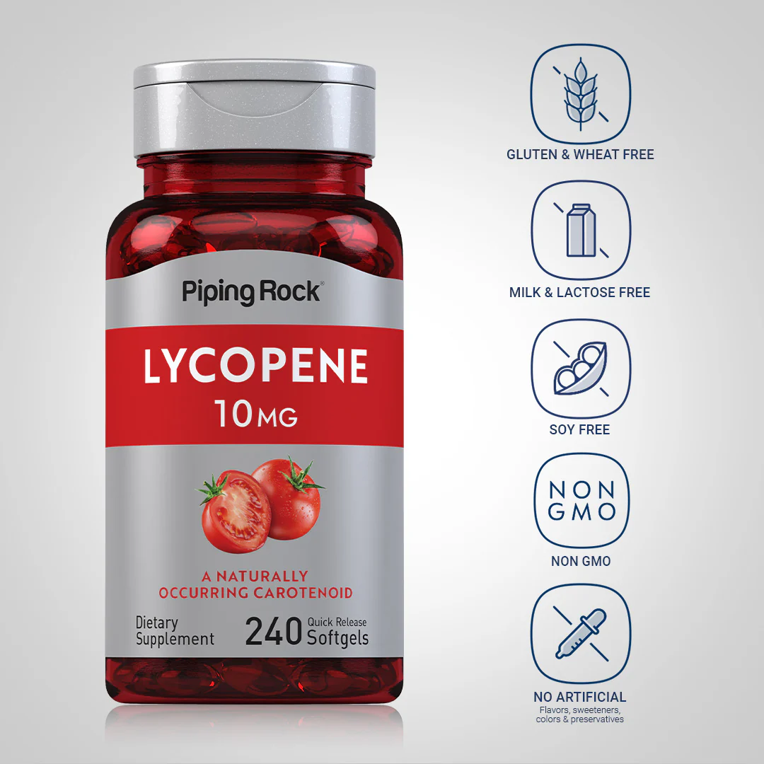 Lycopene, 10 mg, 240 Quick Release Softgels, 2  Bottles - Image 5