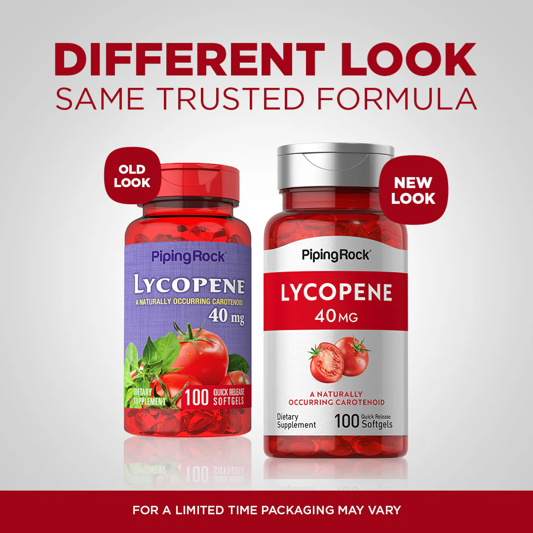 Lycopene, 40 mg, 100 Quick Release Softgels - Image 4