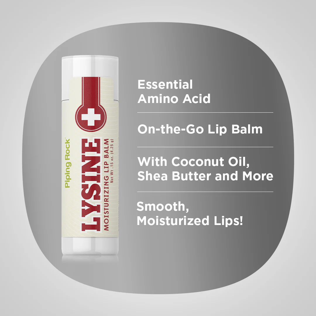 Lysine Lip Balm, 0.15 oz (4 g) Tube - Image 3