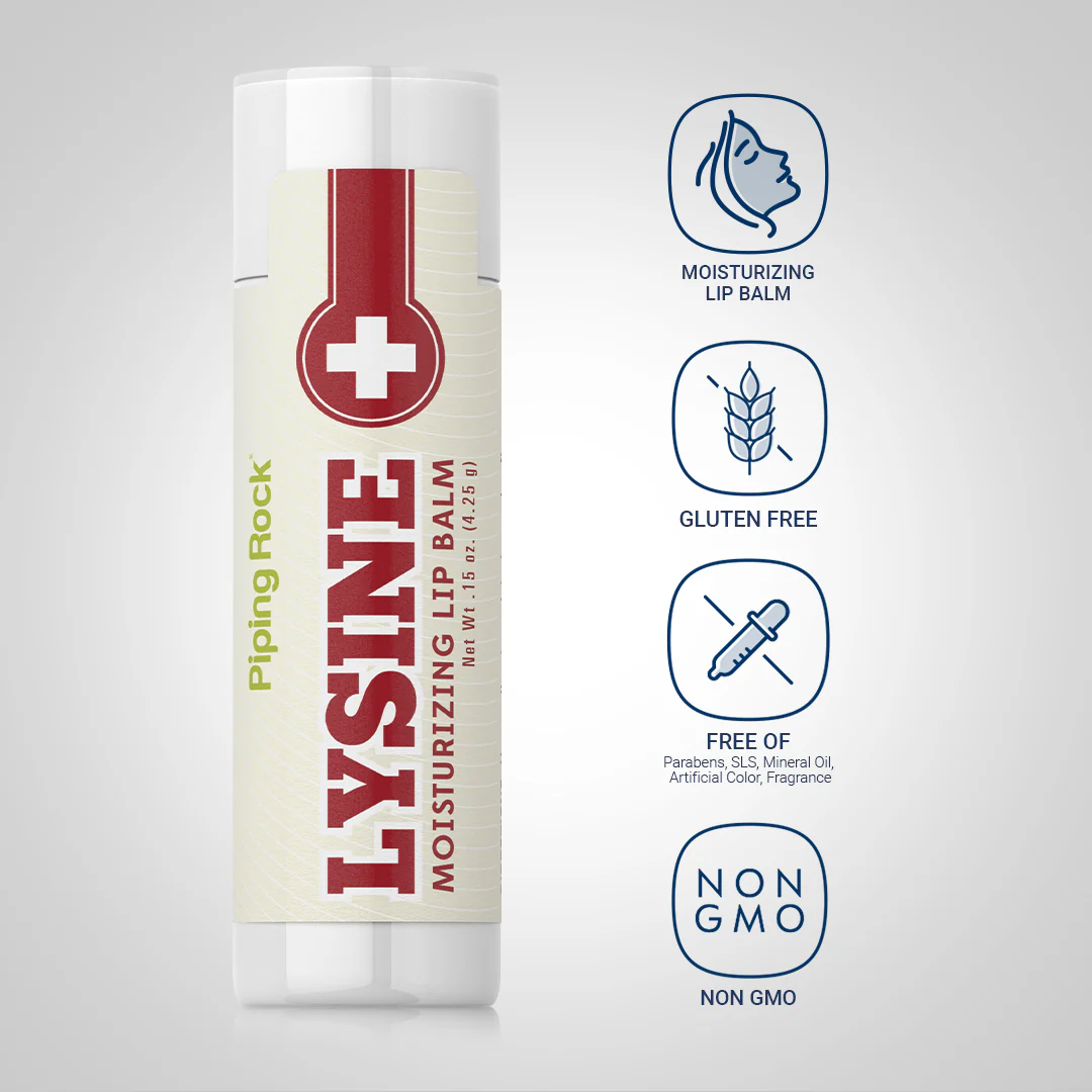 Lysine Lip Balm, 0.15 oz (4 g) Tube - Image 4