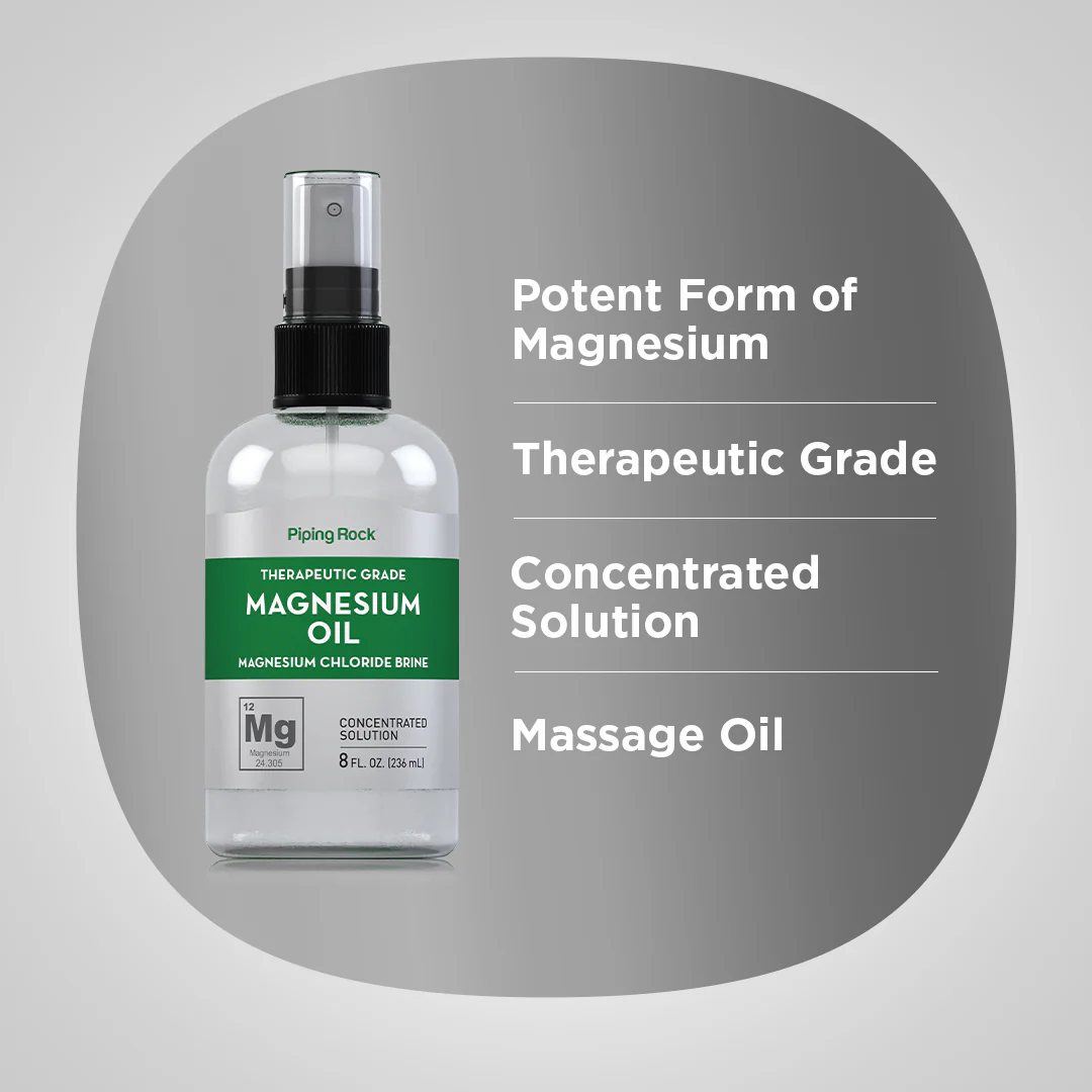 Magnesium Oil, 8 fl oz (236 mL) Spray Bottle - Image 4