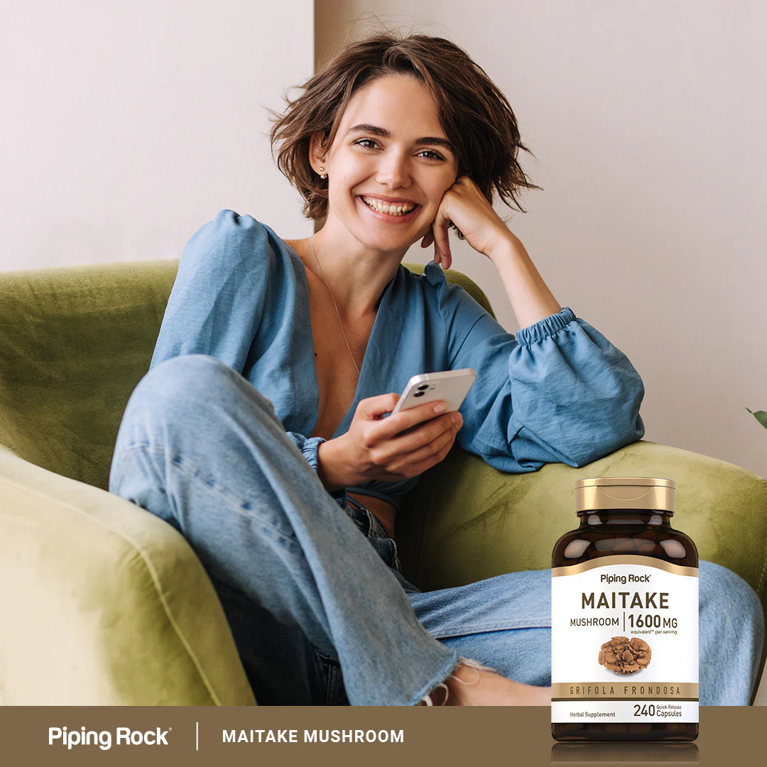 Maitake Mushroom Extract, 1,600 mg (per serving), 240 Quick Release Capsules - Image 7