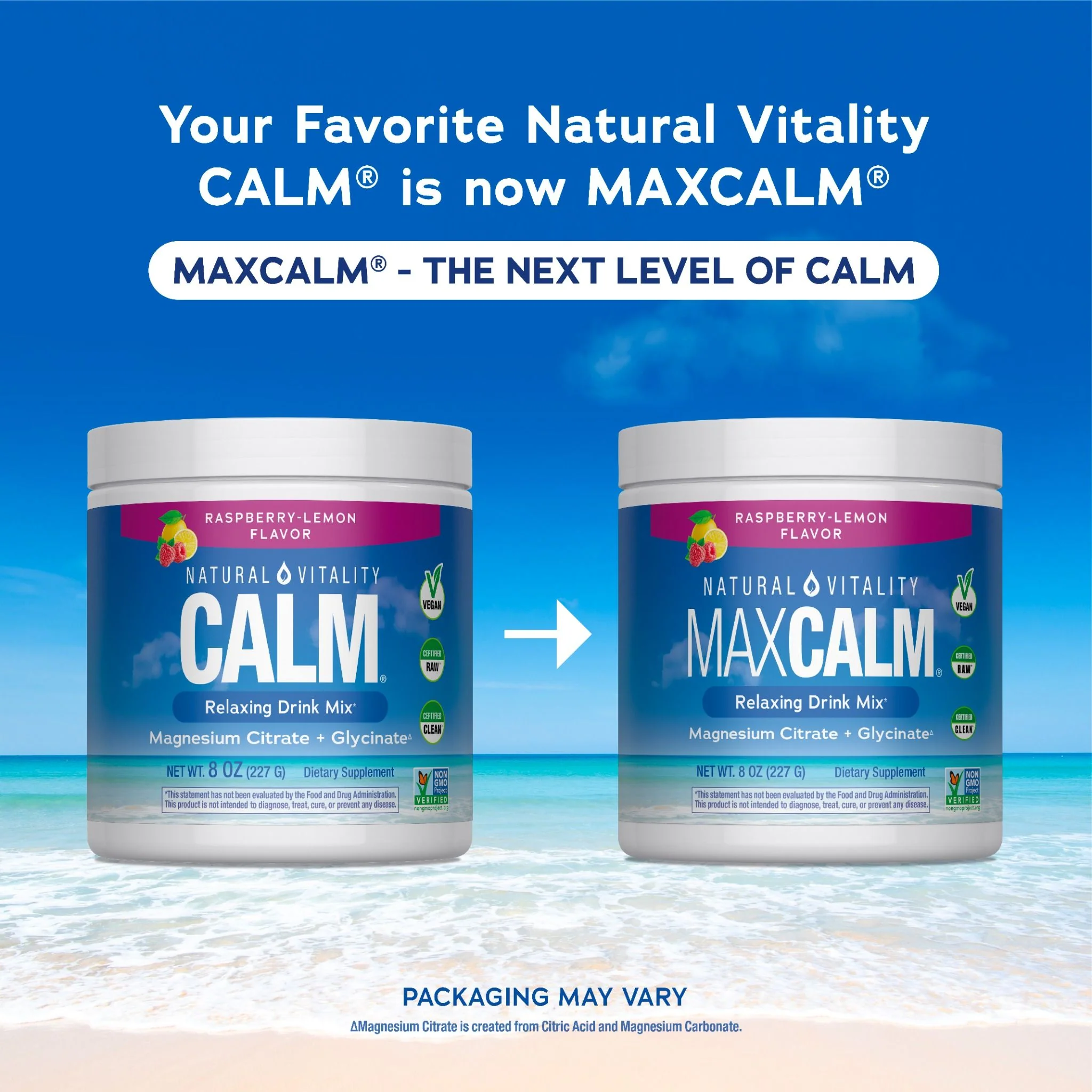 MAXCALM Powder Raspberry-Lemon, 8 oz (227 g) - Image 4