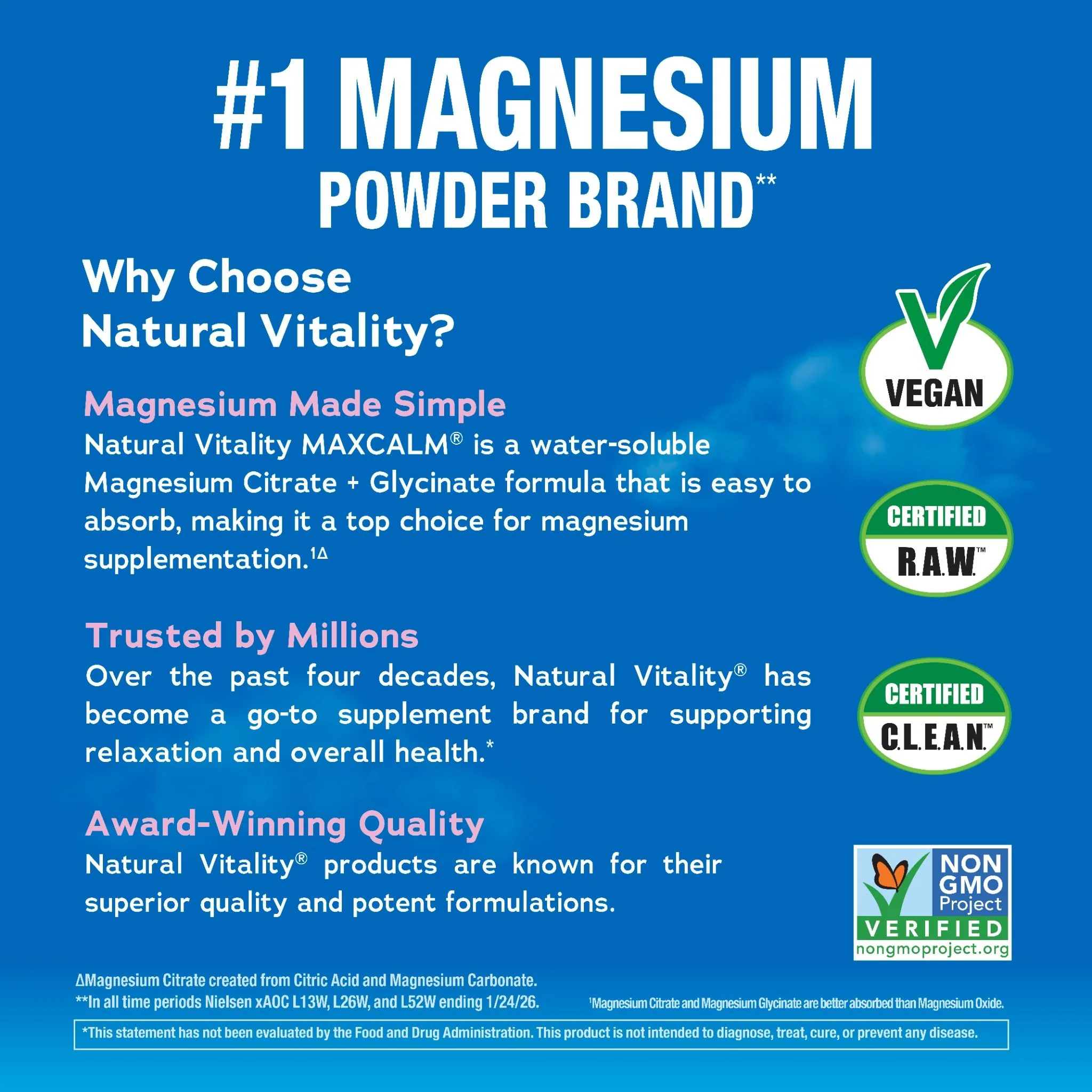 MAXCALM Powder Raspberry-Lemon, 8 oz (227 g) - Image 7