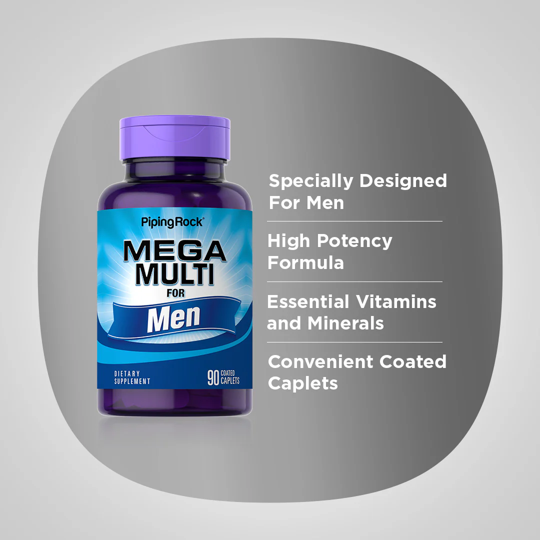 Mega Multiple for Men, 90 Coated Caplets - Image 5
