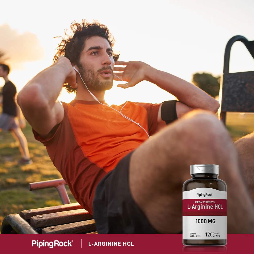 Mega Strength L-Arginine HCL, 1000 mg, 120 Coated Caplets - Image 7